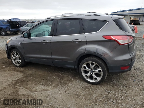 2013 Ford Escape Titanium with VIN 1FMCU0J91DUC35855, listed as a Copart auction lot 55986955 with 159,790 mi miles and Salvage title. Bid and sale history available at DreamBid. Image 2.
