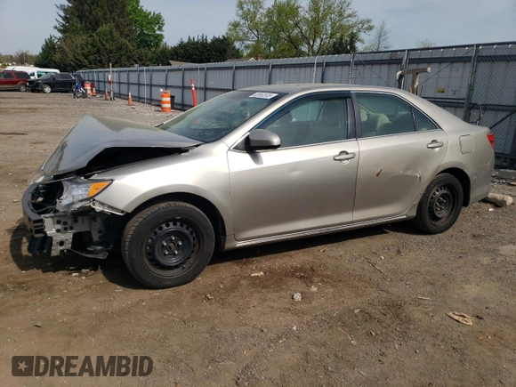 2013 Toyota Camry L with VIN 4T4BF1FK4DR312814, listed as a Copart auction lot 53952535 with 187,572 mi miles and Salvage Title. Bid and sale history available at carsss.com. Image 1.