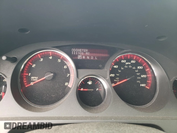 2010 GMC Acadia SLT1 with VIN 1GKLRMED3AJ105346, listed as a Copart auction lot 54602115 with 111,331 mi miles and Salvage title. Bid and sale history available at DreamBid. Image 9.