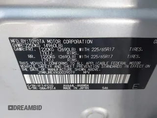 2016 Toyota RAV4 Hybrid XLE with VIN JTMRJREVXGD029019, listed as a IAAI auction lot 42021530 with 74,400 mi miles. Bid and sale history available at carsss.com. Image 9.
