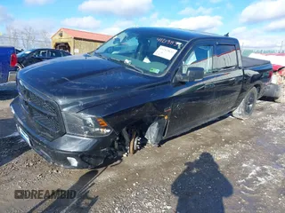 2018 Ram 1500 Big Horn with VIN 1C6RR7LT7JS129524, listed as a IAAI auction lot 41213832 with 64,292 mi miles. Bid and sale history available at carsss.com. Image 2.