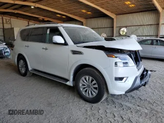 2023 Nissan Armada SV with VIN JN8AY2AC3P9180098, listed as a Copart auction lot 71536714 with 14,230 mi miles and Salvage Title. Bid and sale history available at carsss.com. Image 4.
