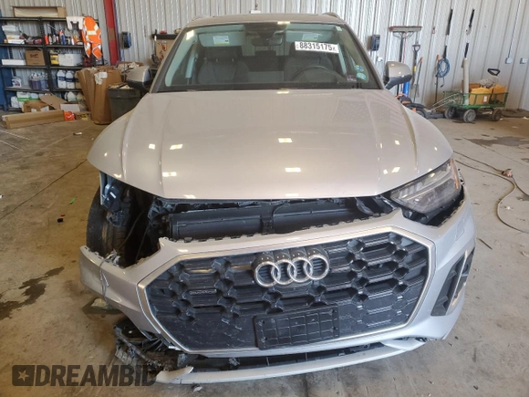 2022 Audi Q5 S line Prestige with VIN WA1FAAFY4N2109061, listed as a Copart auction lot 88315175 with 0 mi miles and Non Repairable. Bid and sale history available at carsss.com. Image 5.