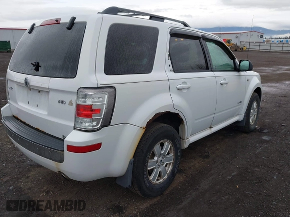 2008 Mercury Mariner with VIN 4M2CU91Z88KJ01185, listed as a IAAI auction lot 41778434 with 165,654 mi miles. Bid and sale history available at carsss.com. Image 4.