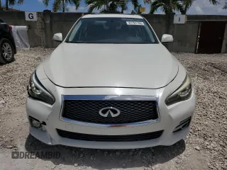 2015 Infiniti Q50 Premium with VIN JN1BV7AR5FM403492, listed as a Copart auction lot 61761195 with 135,134 mi miles and Salvage title. Bid and sale history available at DreamBid. Image 5.