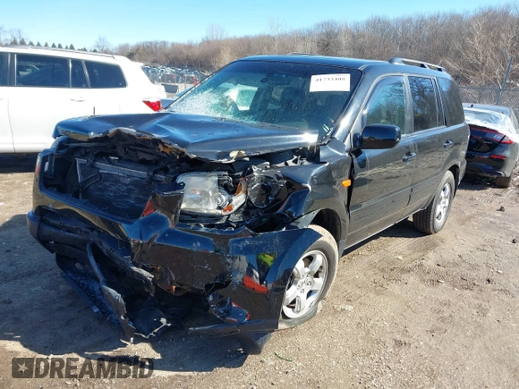 2008 Honda Pilot EX-L with VIN 5FNYF18518B042861, listed as a IAAI auction lot 41733408 with 169,349 mi miles. Bid and sale history available at carsss.com. Image 2.