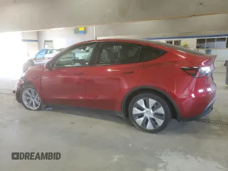 2024 Tesla Model Y Long Range with VIN 7SAYGDEE6RF995069, listed as a Copart auction lot 57085405 with 22,302 mi miles and Salvage title. Bid and sale history available at DreamBid. Image 2.