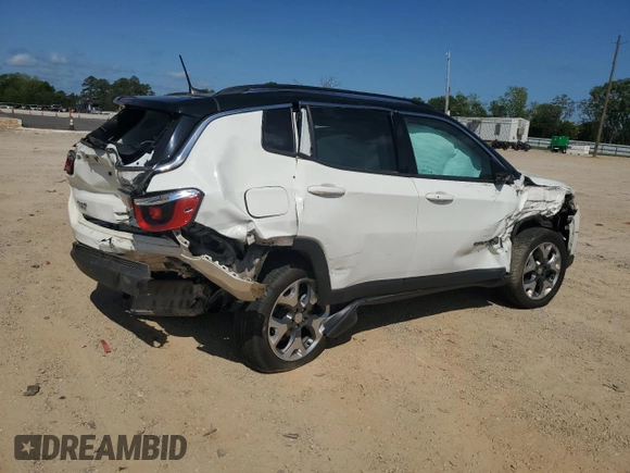 2020 Jeep Compass Limited с VIN 3C4NJDCB7LT233839, выставлен на аукционе Copart как лот 53582485 с пробегом 64 653 миль миль и Списание • Salvage title. История ставок и продаж доступна на DreamBid. Изображение 3.