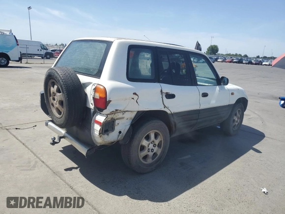 1996 Toyota RAV4 with VIN JT3GP10V3T0005875, listed as a Copart auction lot 57359135 with 240,763 mi miles and Salvage Title. Bid and sale history available at DreamBid. Image 3.