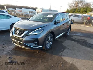 2021 Nissan Murano SL with VIN 5N1AZ2CS6MC130755, listed as a IAAI auction lot 40950186 with 48,134 mi miles and . Bid and sale history available at DreamBid. Image 2.