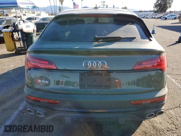 2021 Audi SQ5 Sportback Prestige with VIN WA134AFY1M2091675, listed as a Copart auction lot 80514314 with Not provided miles and Salvage title. Bid and sale history available at DreamBid. Image 6.