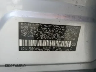 2010 Lexus IS 350 with VIN JTHBE5C2XA5024202, listed as a Copart auction lot 89040045 with Not Provided miles and Salvage Title. Bid and sale history available at DreamBid. Image 13.