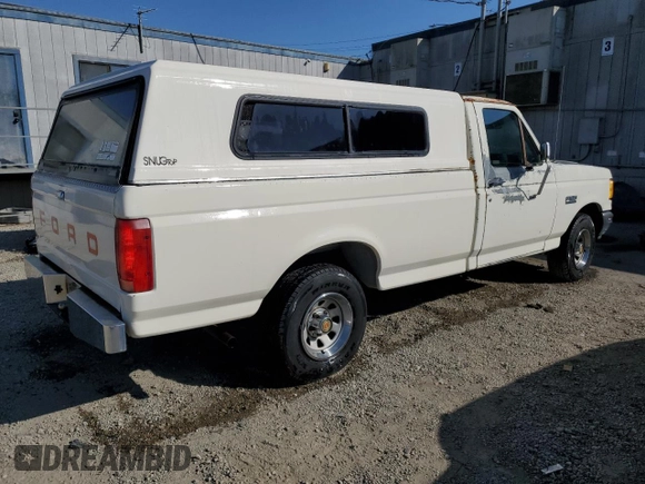 1991 Ford F-150 with VIN 2FTDF15Y2MCA62793, listed as a Copart auction lot 75545784 with 1,962 mi miles and Clean Title. Bid and sale history available at carsss.com. Image 3.