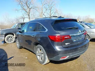 2014 Acura MDX with VIN 5FRYD4H20EB010314, listed as a IAAI auction lot 41454491 with 129,368 mi miles. Bid and sale history available at carsss.com. Image 6.