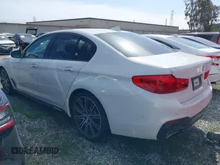 2018 BMW 5 Series 540i with VIN WBAJE5C56JG918691, listed as a IAAI auction lot 41608360 with 46,799 mi miles and . Bid and sale history available at carsss.com. Image 3.