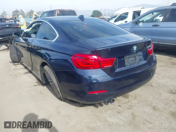 2019 BMW 4 Series 430i with VIN WBA4W3C52KAF92233, listed as a IAAI auction lot 41472809 with 41,279 mi miles and . Bid and sale history available at DreamBid. Image 3.