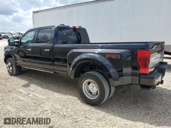 2022 Ford F-350 XL with VIN 1FT8W3DT3NEF75727, listed as a Copart auction lot 47227425 with 9,156 mi miles and Salvage title. Bid and sale history available at DreamBid. Image 2.