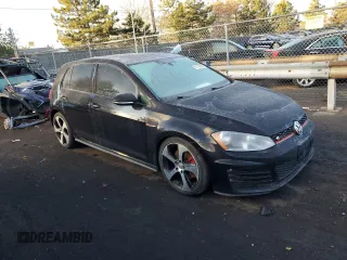 2015 Volkswagen GTI SE with VIN 3VW4T7AU8FM005632, listed as a Copart auction lot 81136184 with 92,886 mi miles and Salvage Title. Bid and sale history available at DreamBid. Image 4.