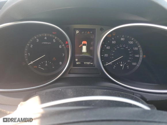 2018 Hyundai Santa Fe Sport Limited with VIN 5XYZUDLA3JG513522, listed as a Copart auction lot 42084235 with 77,727 mi miles and Salvage Title. Bid and sale history available at carsss.com. Image 9.