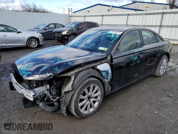 2015 Audi A6 2.0T Premium Plus with VIN WAUGFAFC2FN004337, listed as a Copart auction lot 39947073 with 53,667 mi miles. Bid and sale history available at carsss.com. Image 1.