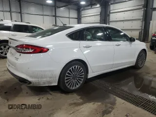 2018 Ford Fusion Titanium with VIN 3FA6P0D9XJR155001, listed as a Copart auction lot 47073445 with 102,059 mi miles and Salvage Title. Bid and sale history available at carsss.com. Image 3.