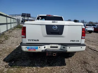 2012 Nissan Titan PRO-4X with VIN 1N6AA0CC3CN300529, listed as a Copart auction lot 53827945 with 82,331 mi miles and Salvage Title. Bid and sale history available at carsss.com. Image 6.