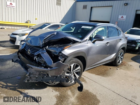 2019 Lexus NX 300 z VIN JTJYARBZ0K2141851, wystawiony jako Copart lot #52007765 z przebiegiem 121 995 mil mil oraz Szkoda całkowita • Salvage title. Historia ofert i sprzedaży dostępna na DreamBid. Obrazek 1.