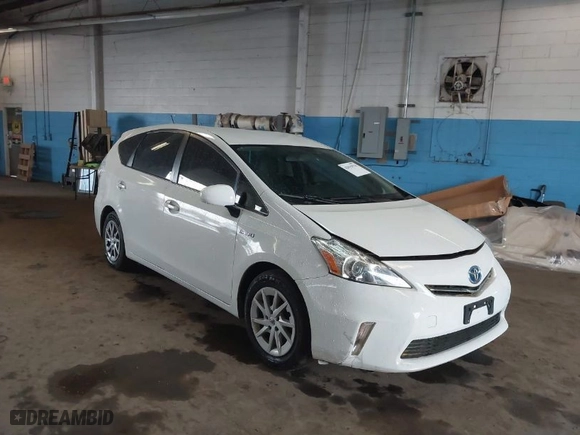 2012 Toyota Prius v Two with VIN JTDZN3EU9C3185934, listed as a IAAI auction lot 42019970 with 1 mi miles. Bid and sale history available at carsss.com. Image 6.