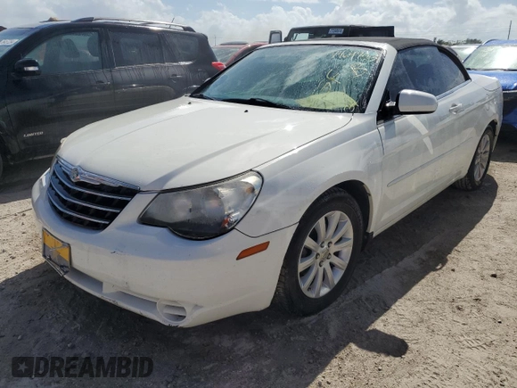 2010 Chrysler Sebring Touring with VIN 1C3BC5ED4AN156186, listed as a Copart auction lot 74697534 with 0 mi miles and Non Repairable. Bid and sale history available at carsss.com. Image 1.
