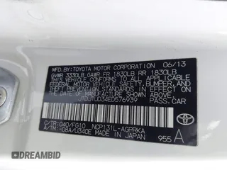 2014 Toyota Yaris L with VIN JTDJTUD34ED576939, listed as a IAAI auction lot 41805971 with 234,406 mi miles. Bid and sale history available at carsss.com. Image 9.