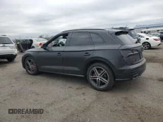 2019 Audi SQ5 Premium Plus z VIN WA1B4AFY4K2081649, wystawiony jako Copart lot #53624275 z przebiegiem 74 313 mil mil oraz Szkoda całkowita • Salvage title. Historia ofert i sprzedaży dostępna na DreamBid. Obrazek 2.