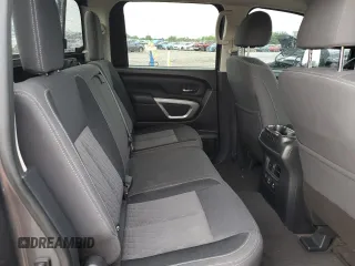 2021 Nissan Titan SV with VIN 1N6AA1ED8MN534176, listed as a Copart auction lot 54574785 with 25,360 mi miles and Salvage title. Bid and sale history available at DreamBid. Image 10.