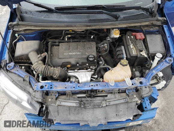 2020 Chevrolet Sonic LT with VIN 1G1JD5SB5L4143407, listed as a Copart auction lot 59686985 with 74,062 mi miles and Salvage title. Bid and sale history available at DreamBid. Image 11.