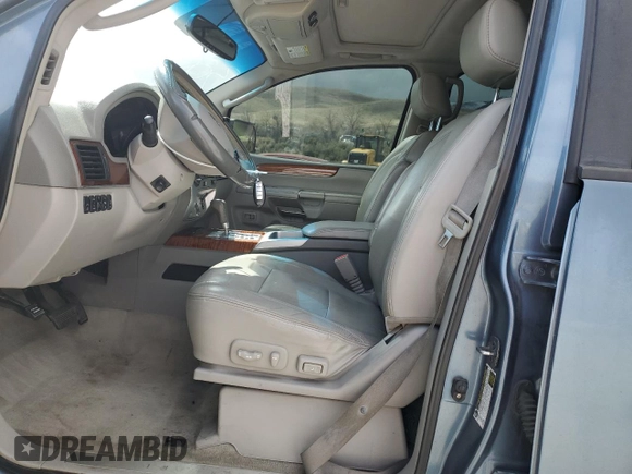 2008 Infiniti QX56 with VIN 5N3AA08C58N906100, listed as a Copart auction lot 51782595 with 268,502 mi miles and Salvage Title. Bid and sale history available at DreamBid. Image 7.