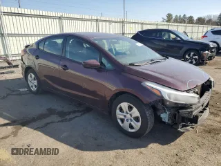 2017 Kia Forte LX with VIN 3KPFK4A72HE058220, listed as a Copart auction lot 46610335 with 84,116 mi miles and Salvage Title. Bid and sale history available at carsss.com. Image 4.