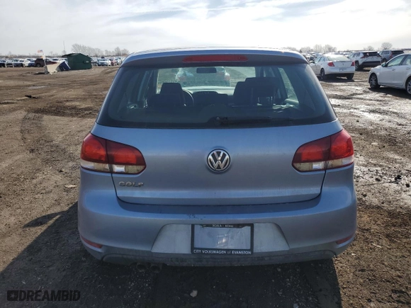 2010 Volkswagen Golf with VIN WVWDA7AJ6AW395525, listed as a Copart auction lot 49929685 with 119,191 mi miles and Salvage Title. Bid and sale history available at carsss.com. Image 6.