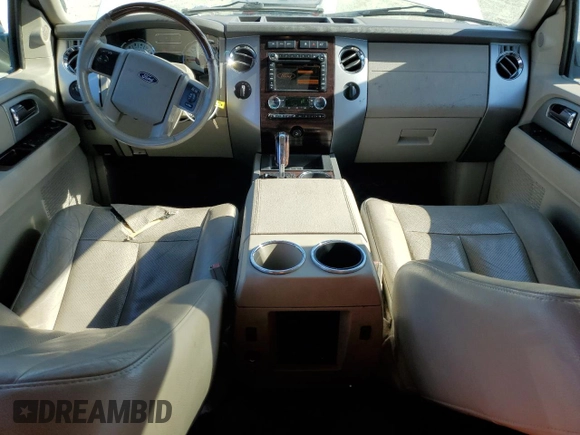 2010 Ford Expedition Max Limited z VIN 1FMJK2A54AEB55378, wystawiony jako Copart lot #65582185 z przebiegiem 253 215 mil mil oraz Czysty tytuł • Clean title. Historia ofert i sprzedaży dostępna na DreamBid. Obrazek 8.