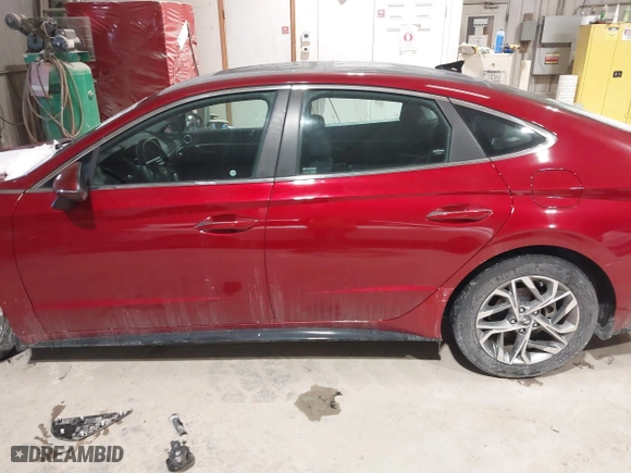 2023 Hyundai Sonata SEL with VIN KMHL14JA2PA276432, listed as a IAAI auction lot 41596335 with 29,222 mi miles. Bid and sale history available at carsss.com. Image 14.