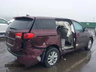 2016 Kia Sedona LX with VIN KNDMB5C17G6144987, listed as a IAAI auction lot 41569757 with 164,539 mi miles. Bid and sale history available at carsss.com. Image 6.