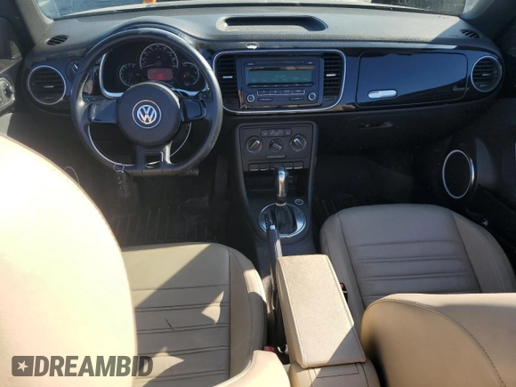 2013 Volkswagen Beetle 50s Edition with VIN 3VW5P7AT8DM801715, listed as a Copart auction lot 57487785 with 107,585 mi miles and Salvage title. Bid and sale history available at DreamBid. Image 8.