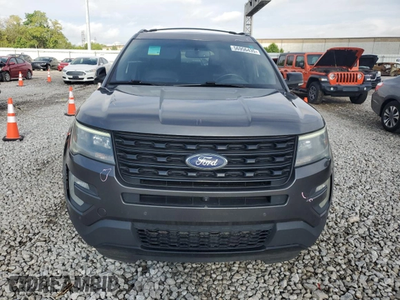 2017 Ford Explorer Sport with VIN 1FM5K8GT5HGB17022, listed as a Copart auction lot 56956435 with 85,560 mi miles and Salvage title. Bid and sale history available at DreamBid. Image 5.