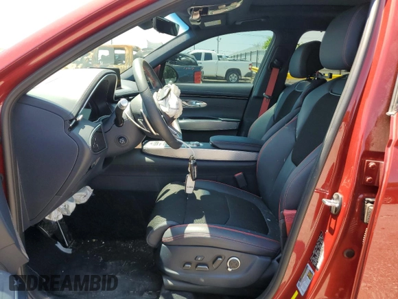 2023 Genesis GV70 2.5T with VIN KMUMADTB3PU111631, listed as a Copart auction lot 60283415 with 37,708 mi miles and Salvage title. Bid and sale history available at DreamBid. Image 7.