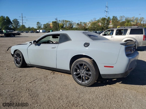 2021 Dodge Challenger GT with VIN 2C3CDZKG1MH632060, listed as a Copart auction lot 75119444 with 43,947 mi miles and Salvage Title. Bid and sale history available at carsss.com. Image 2.