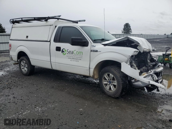 2011 Ford F-150 XL with VIN 1FTNF1CF7BKD62697, listed as a Copart auction lot 51633435 with 148,715 mi miles and Salvage Title. Bid and sale history available at carsss.com. Image 4.