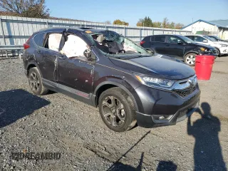 2018 Honda CR-V Touring with VIN 2HKRW2H95JH685749, listed as a Copart auction lot 77413054 with Not Provided miles and Salvage Title. Bid and sale history available at carsss.com. Image 4.