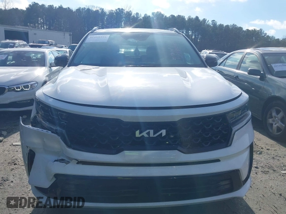 2022 Kia Sorento SX with VIN 5XYRKDLF2NG131666, listed as a IAAI auction lot 41139319 with 42,466 mi miles. Bid and sale history available at carsss.com. Image 12.