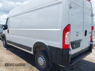 2024 Ram ProMaster Cargo Tradesman with VIN 3C6LRVDG0RE132209, listed as a IAAI auction lot 42216086 with 21,442 mi miles and . Bid and sale history available at DreamBid. Image 3.
