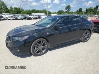 2018 Acura TLX w/A-SPEC Pkg with VIN 19UUB2F67JA005048, listed as a Copart auction lot 58783104 with 54,837 mi miles and Salvage Title. Bid and sale history available at carsss.com. Image 1.