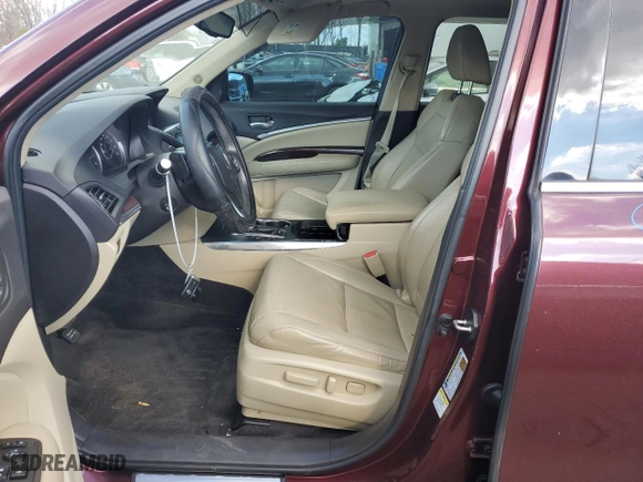 2014 Acura MDX Tech Pkg with VIN 5FRYD4H43EB009806, listed as a Copart auction lot 79221024 with 203,860 mi miles and Salvage Title. Bid and sale history available at carsss.com. Image 7.
