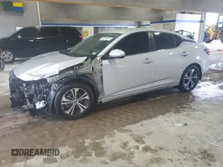 2020 Nissan Sentra SV z VIN 3N1AB8CV4LY292558, wystawiony jako Copart lot #56702755 z przebiegiem 77 550 mil mil oraz Szkoda całkowita • Salvage title. Historia ofert i sprzedaży dostępna na DreamBid. Obrazek 1.